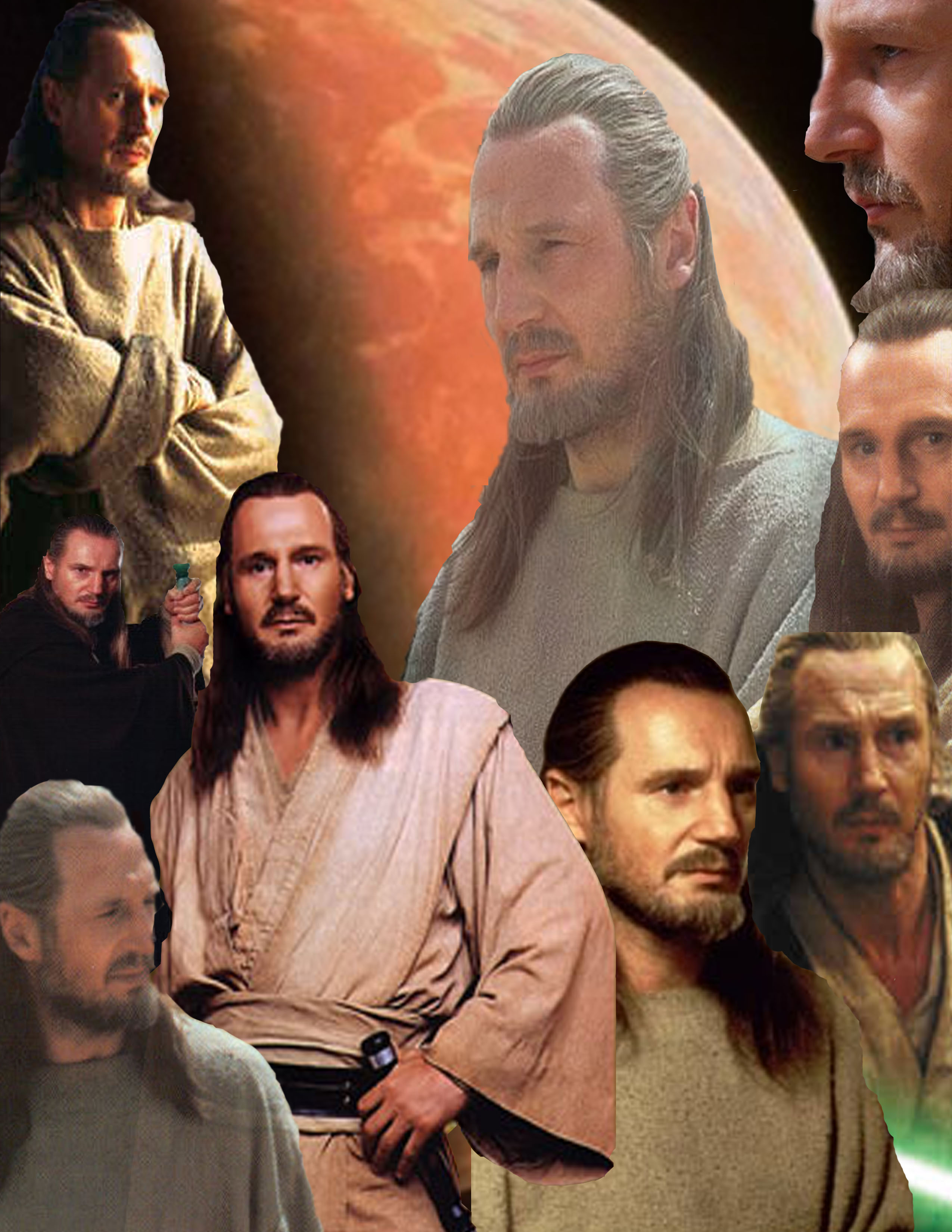 OfficialRichieSlade on X: New piece I did of Qui-gon Jinn. #art #starwars  #drawing #doodle #jedimaster #jedi #quigonjinn #artwork #fanart #liamneeson   / X